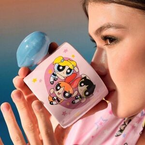 THE POWERPUFF GIRLS X Cute Cartoon Figure Heart Pattern 350ml Ceramic Mug